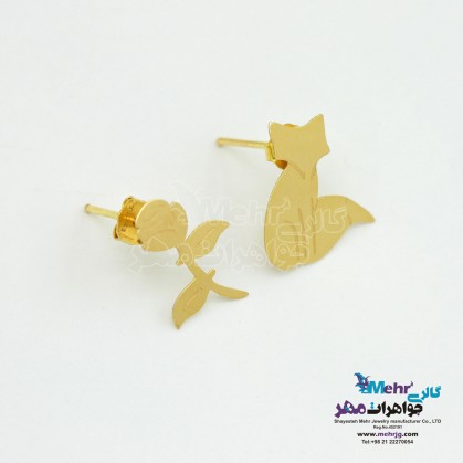 Gold earrings - The Little Prince design-SE0547.